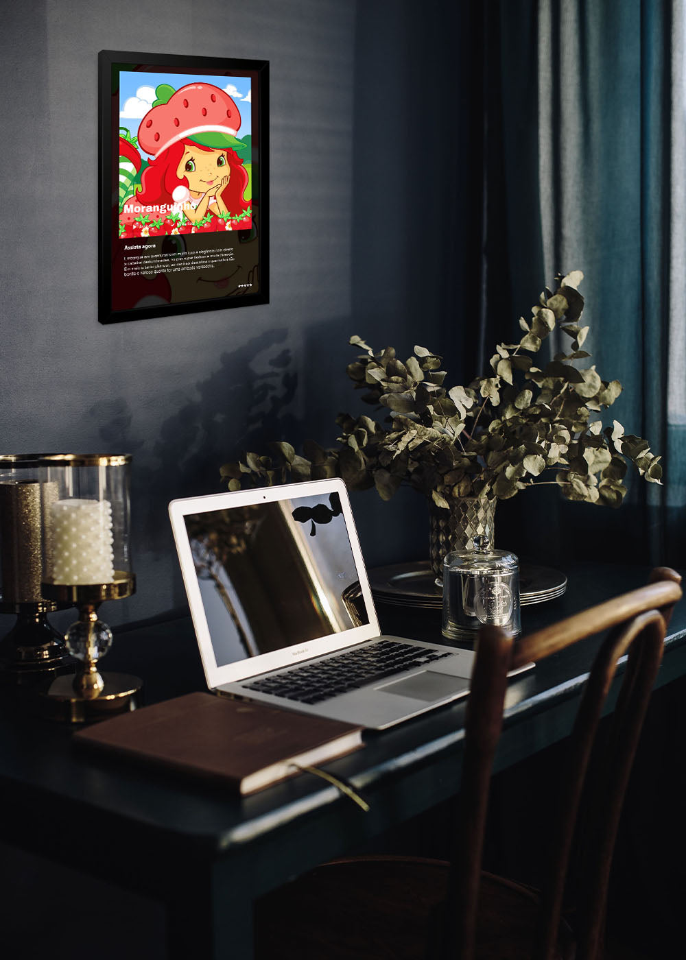 Quadro Decorativo Moranguinho - Com vidro