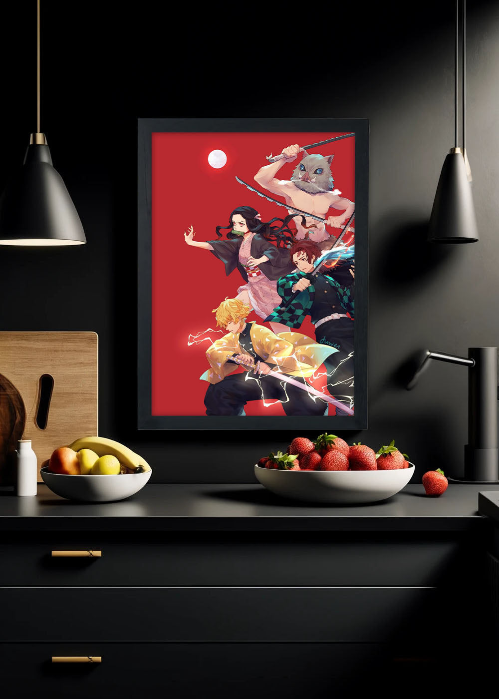 Quadro Decorativo turma de demon slayers
