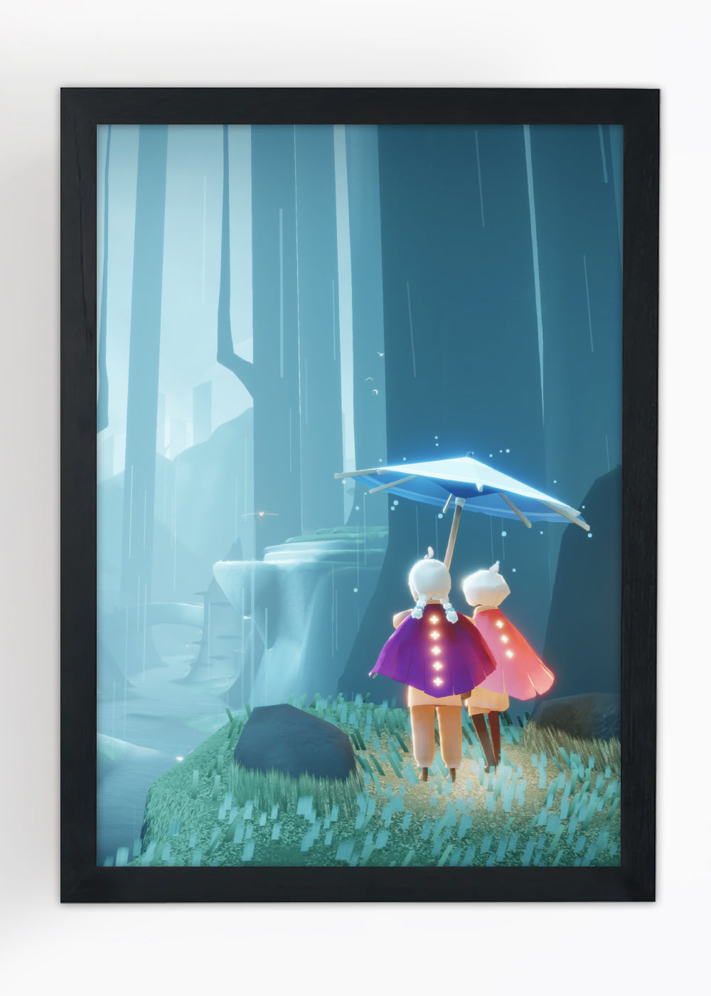 Quadro Sky: Children of the Light - Com vidro