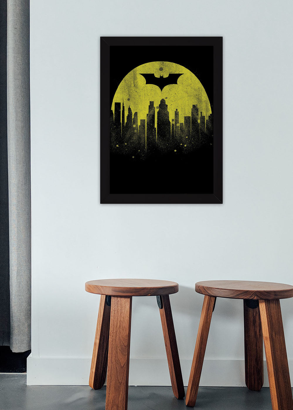 Quadro Decorativo DC - O protetor de Gotham City - Com vidro