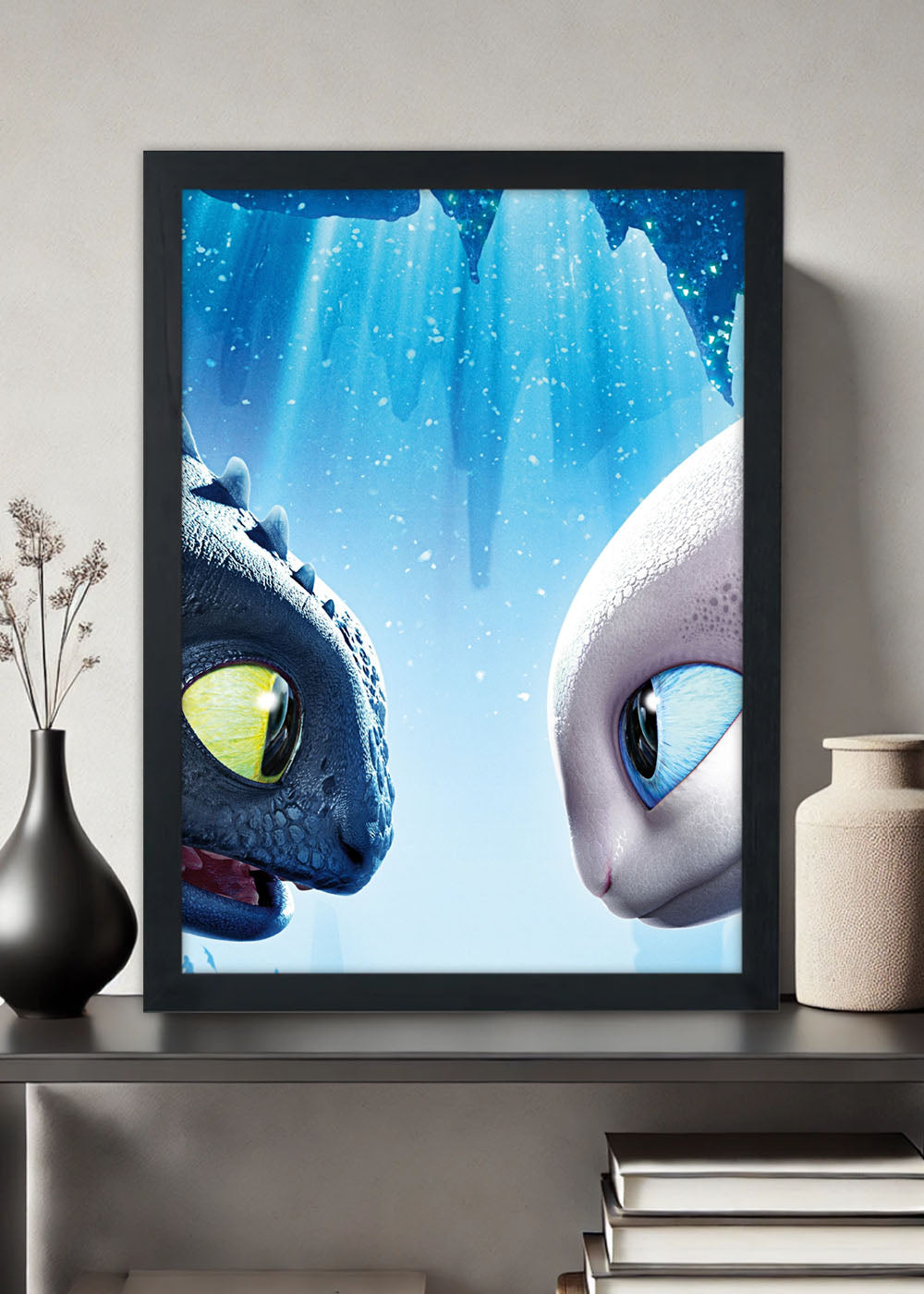 Quadro Furia da Noite e Sua amada - Com vidro