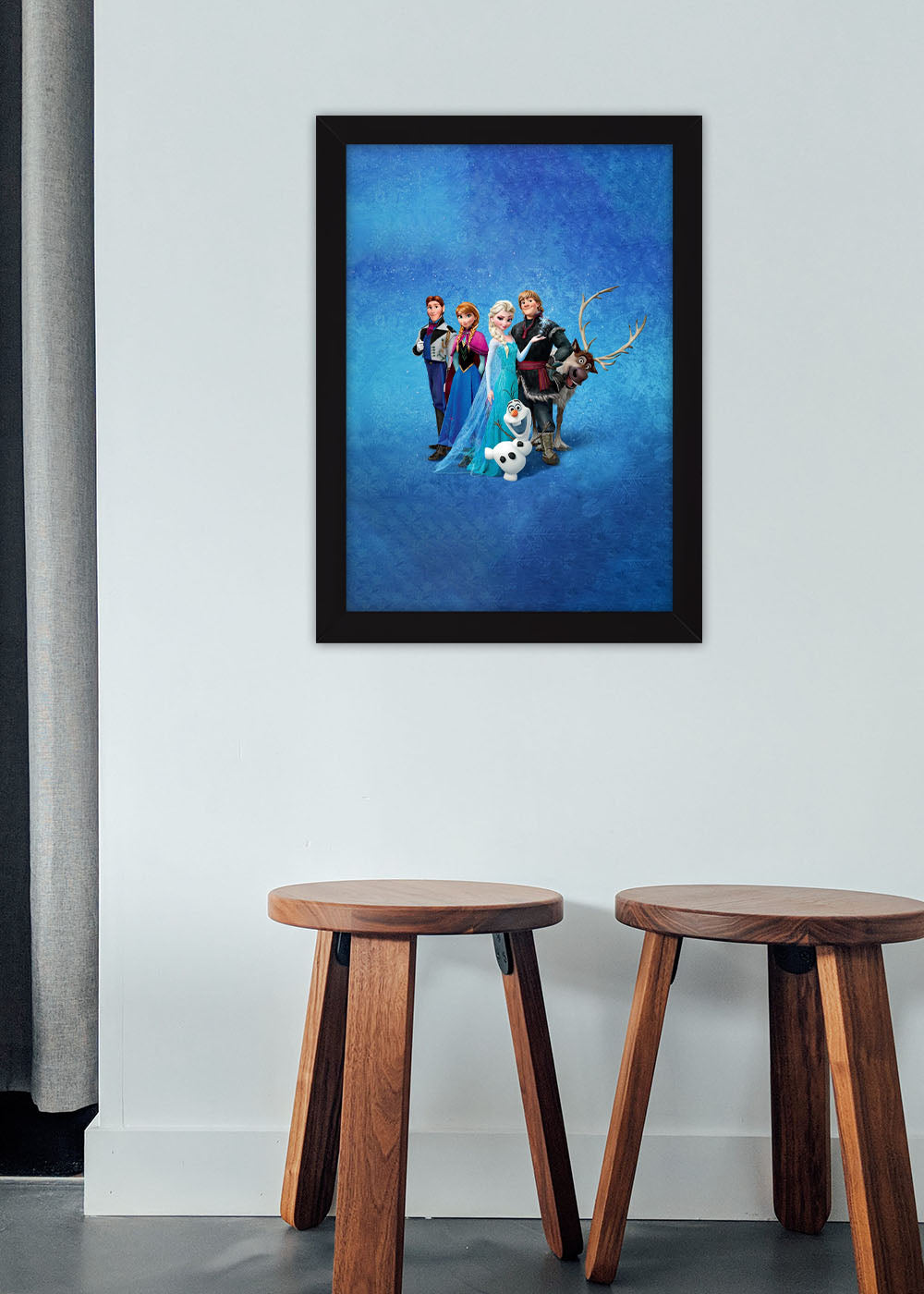 Quadro Decorativo Frozen - Com vidro