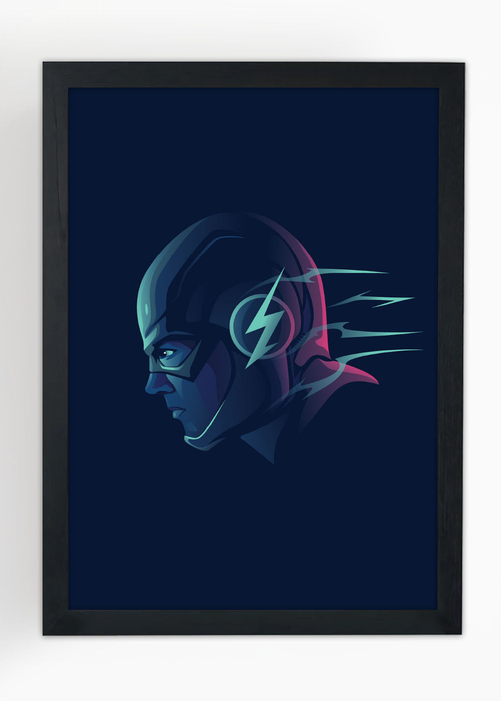 Quadro Decorativo The Flash - DC - Com vidro