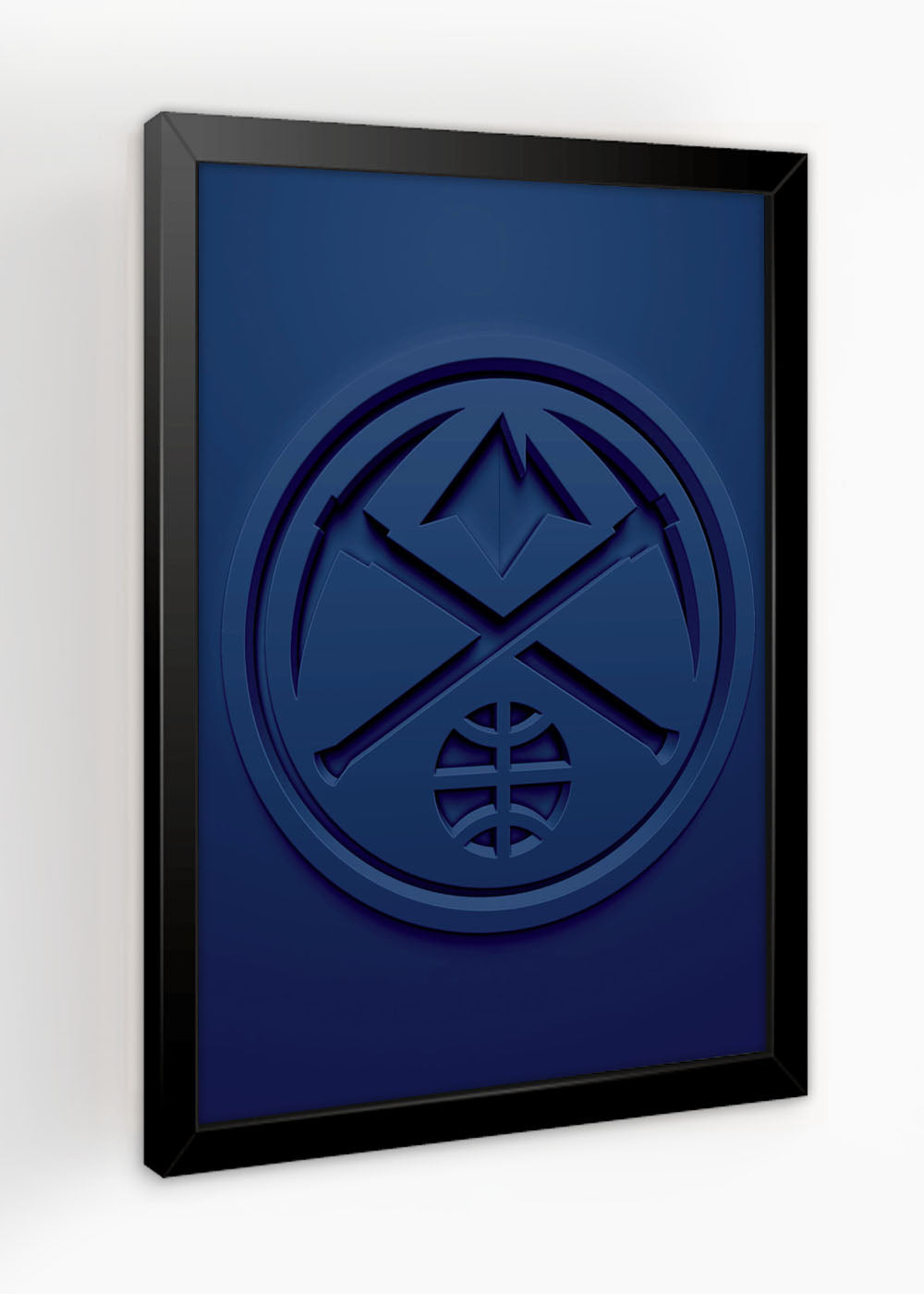 Quadro Decorativo NBA Denver Nuggets - Com vidro