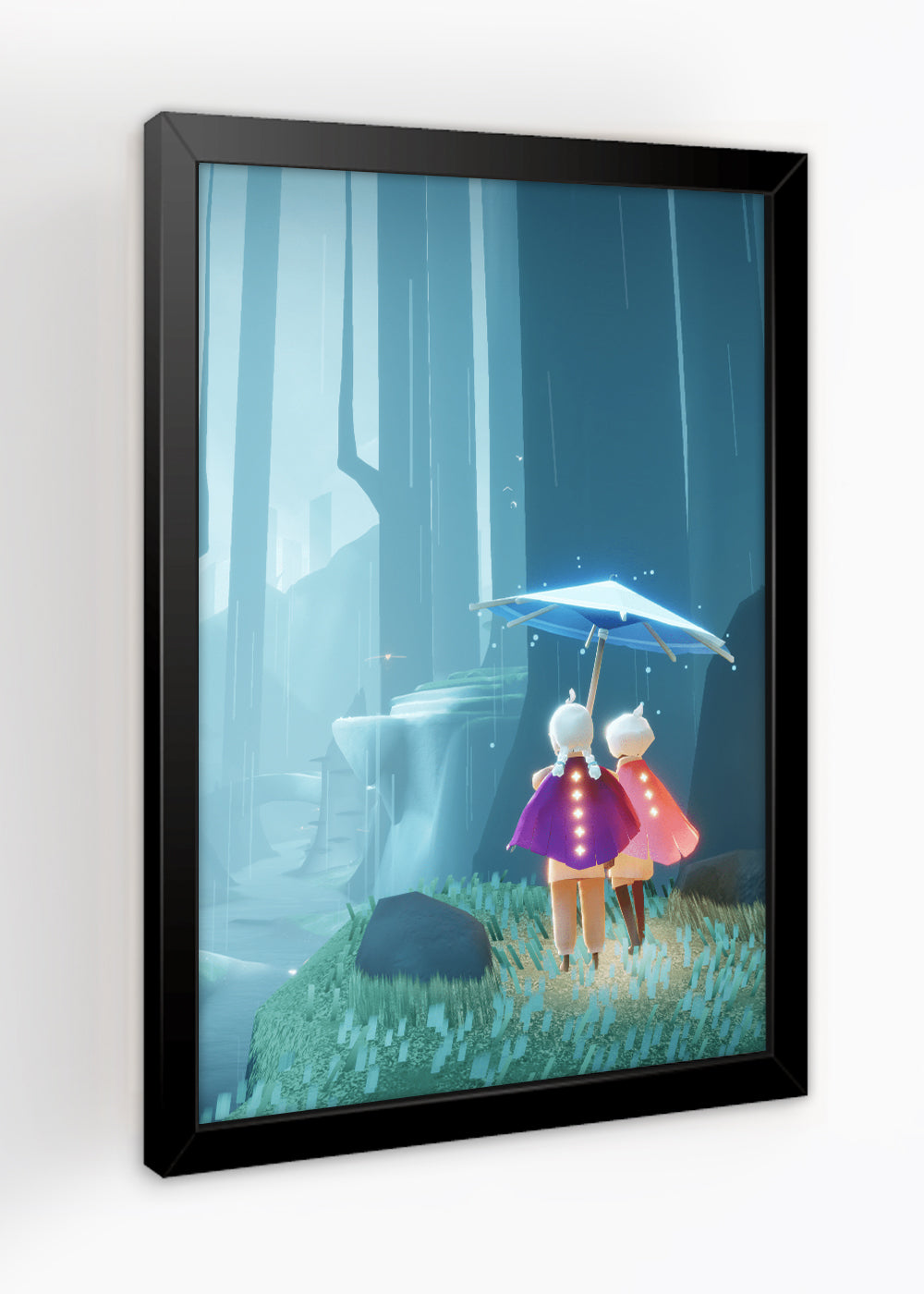 Quadro Sky: Children of the Light - Com vidro