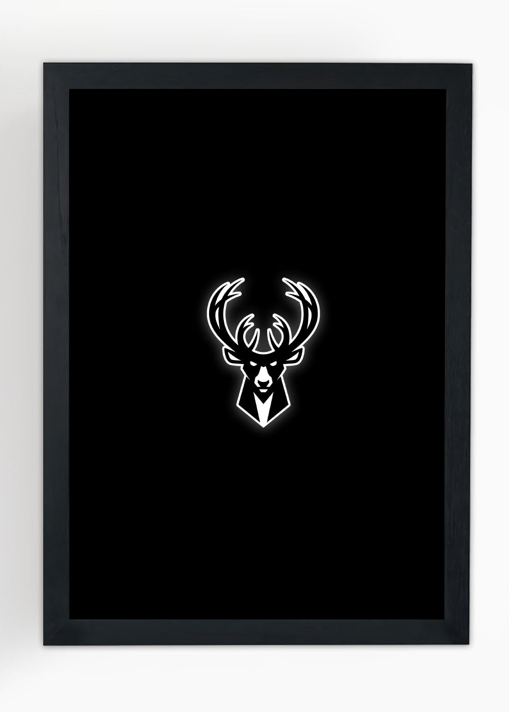 Quadro Decorativo Milwaukee Bucks - Com vidro