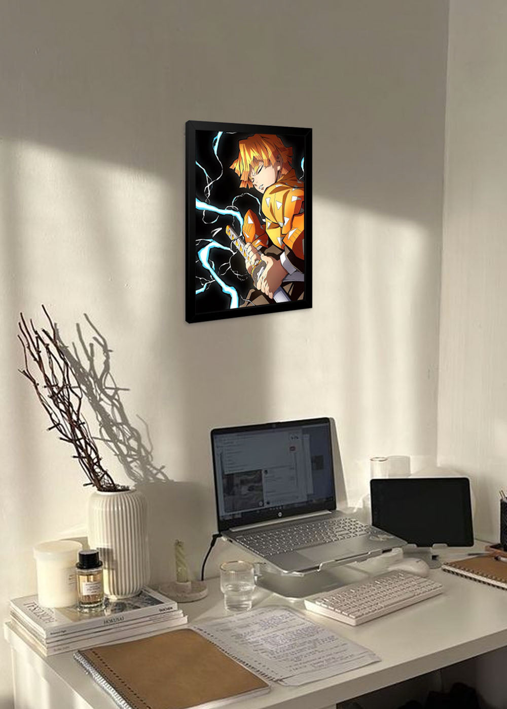 Quadro Demon Slayer: Kimetsu no Yaiba - Com vidro