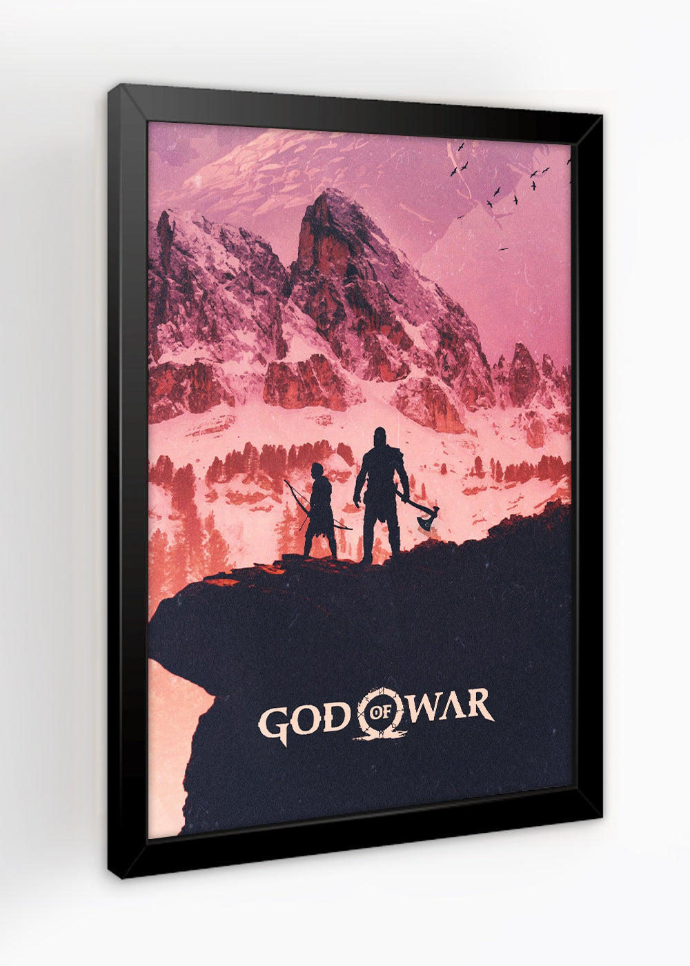 Quadro God of War O jogo - Com vidro