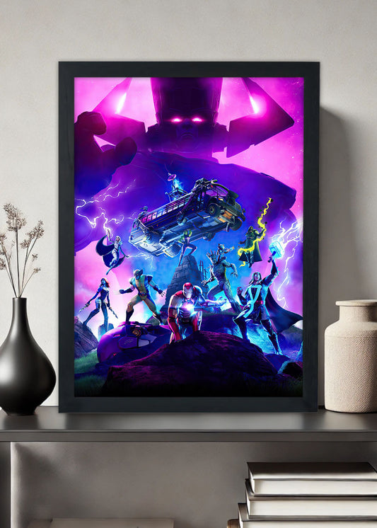 Quadro Decorativo Fortnite - Com vidro