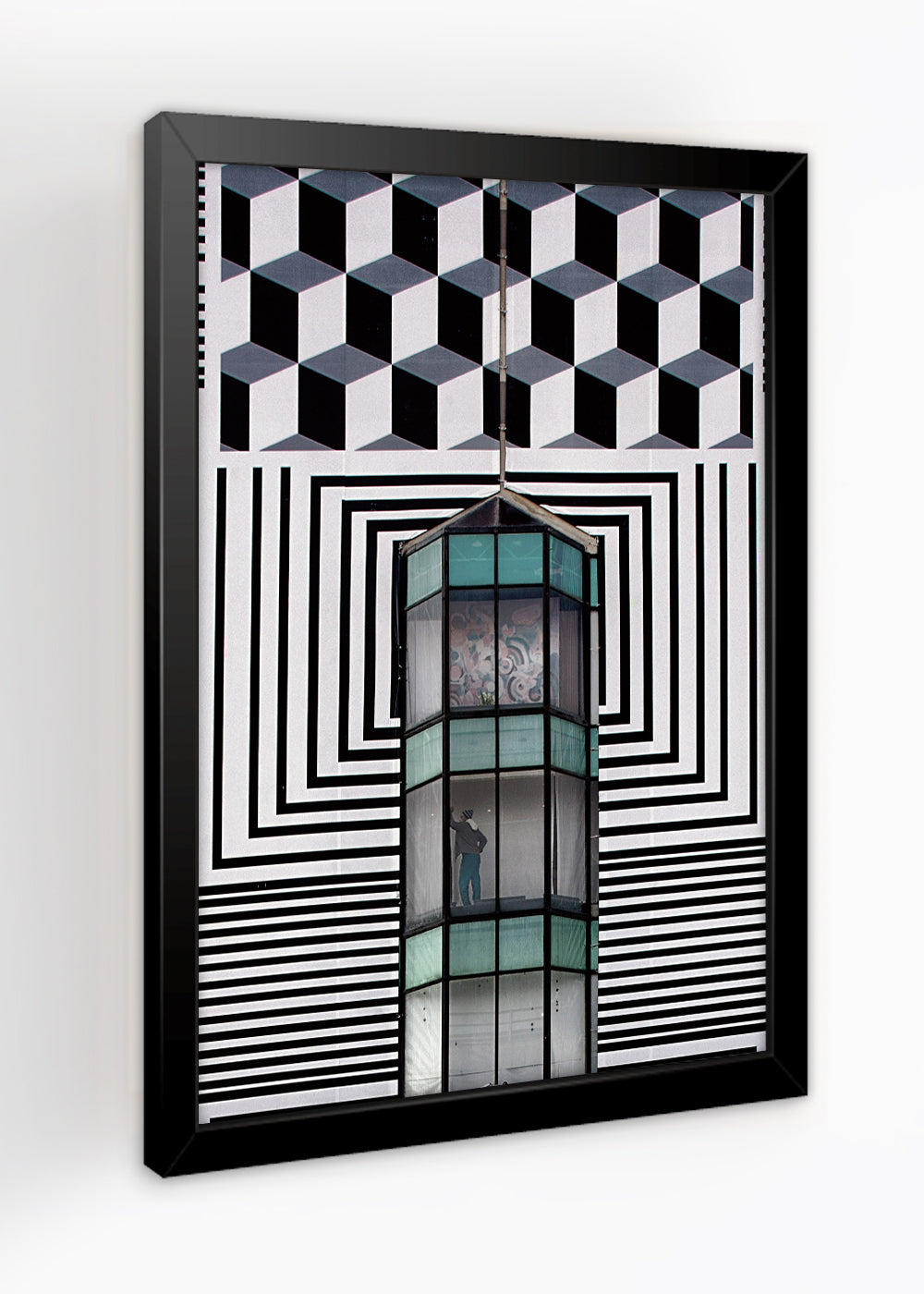 Quadro Pintura Abstrata - Com vidro