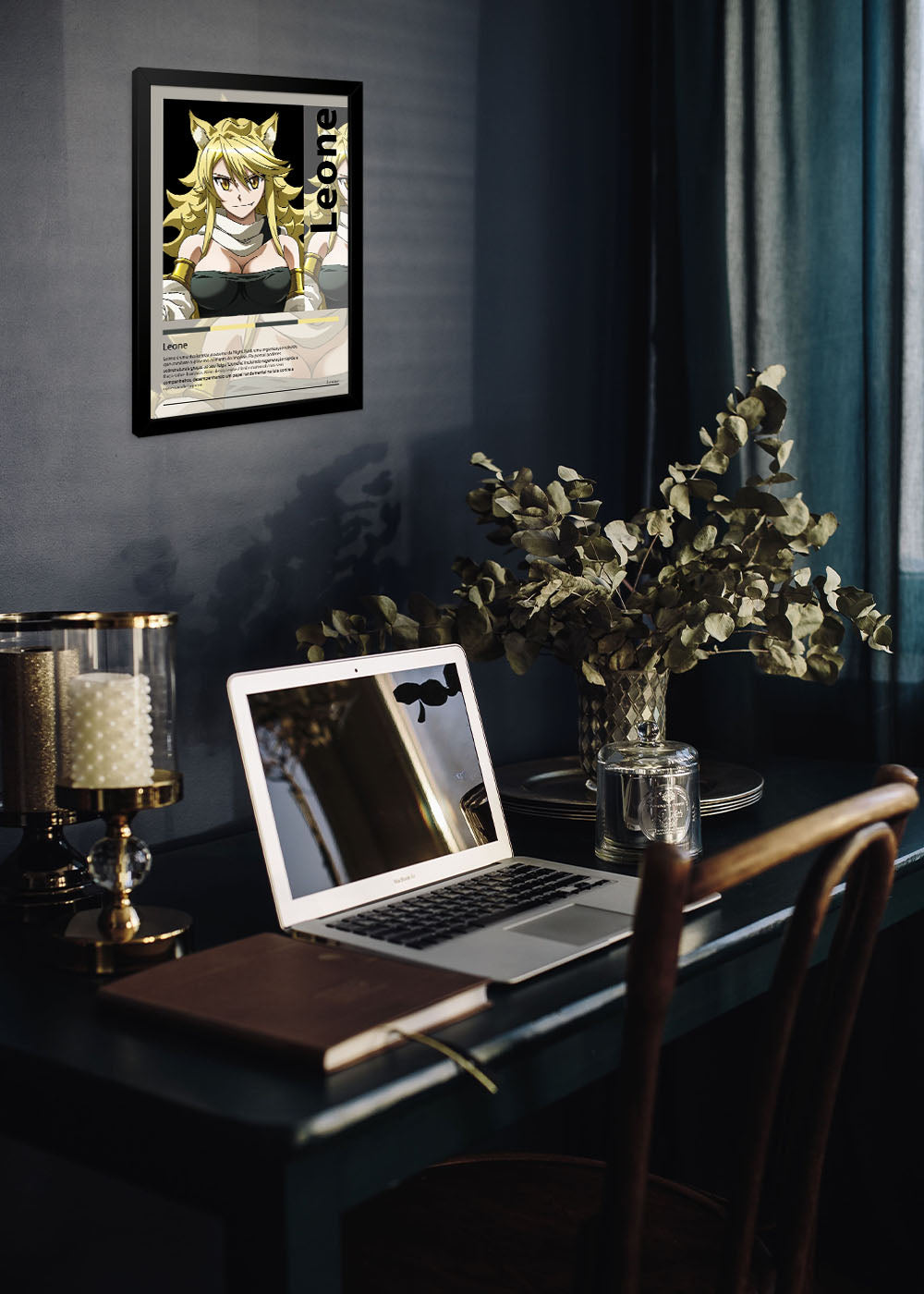 Quadro Decorativo Leone - Akame ga Kill! - Com vidro