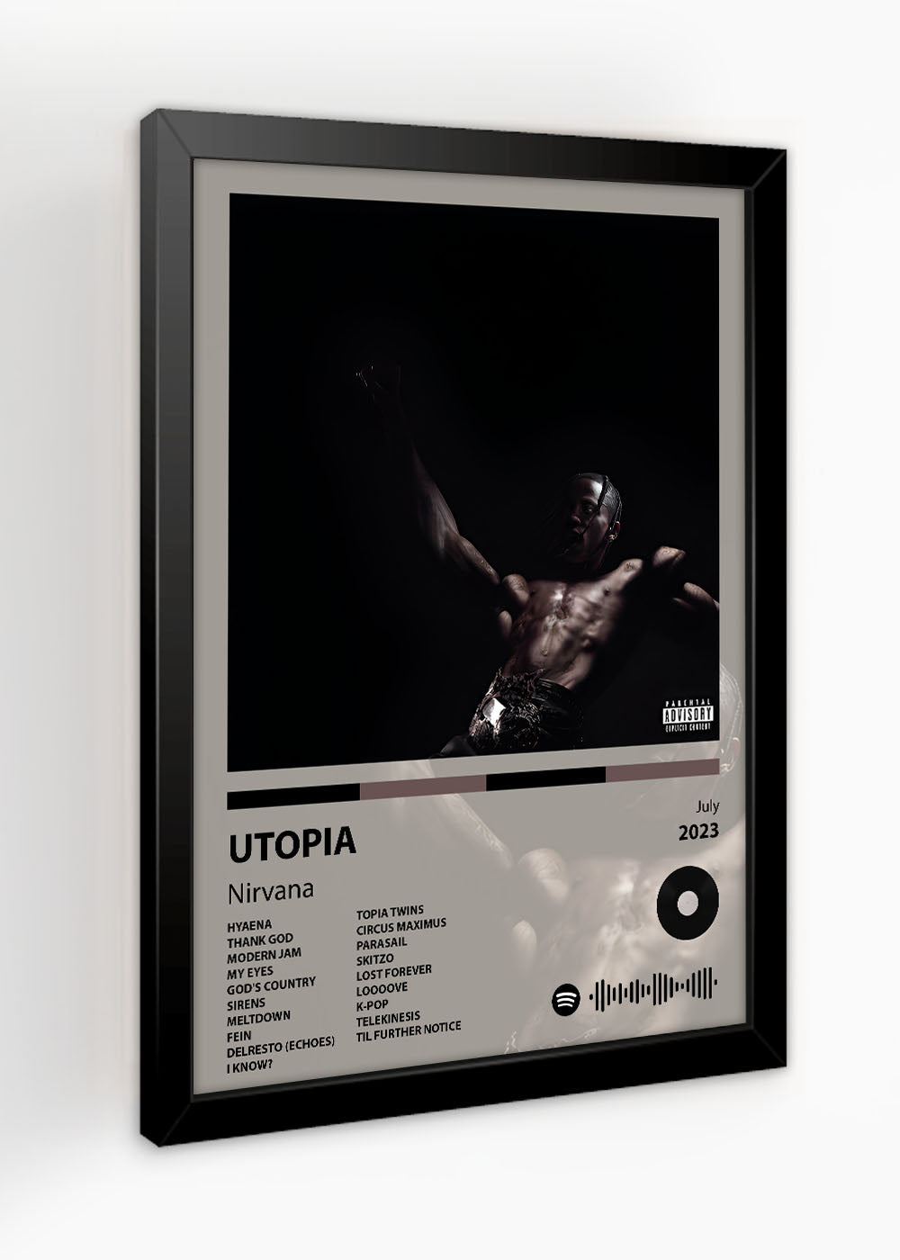 Quadro Decorativo UTOPIA - Travis Scott