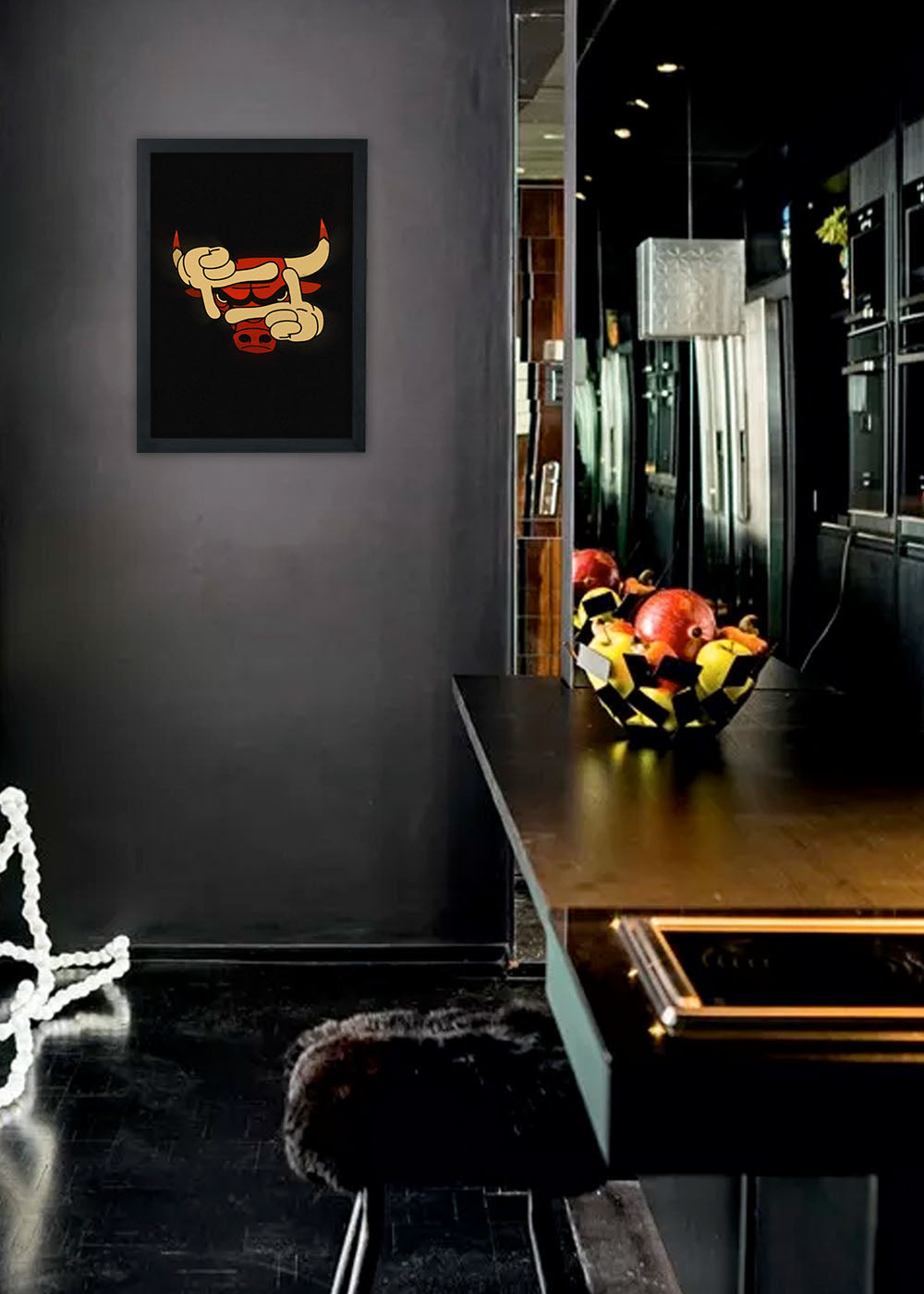 Quadro Chicago Bulls - Com vidro