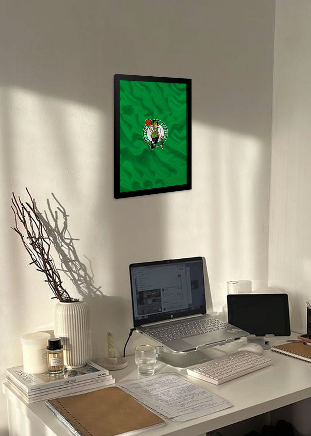 Quadro Boston Celtics - Com vidro