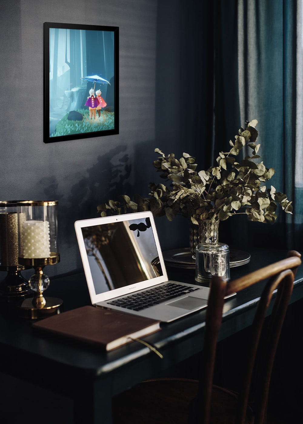 Quadro Sky: Children of the Light - Com vidro