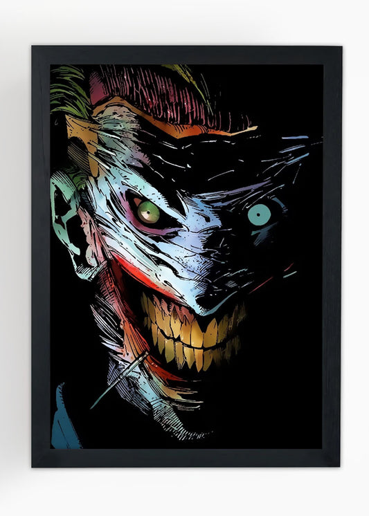 Quadro Decorativo Coringa - DC - Com vidro