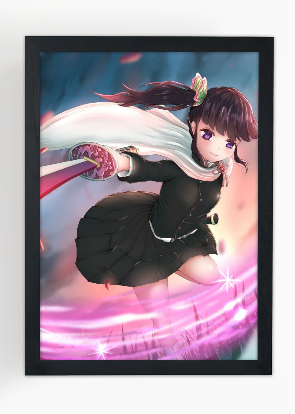 Quadro Decorativo Demon Slayer - Tsuguko - Com vidro
