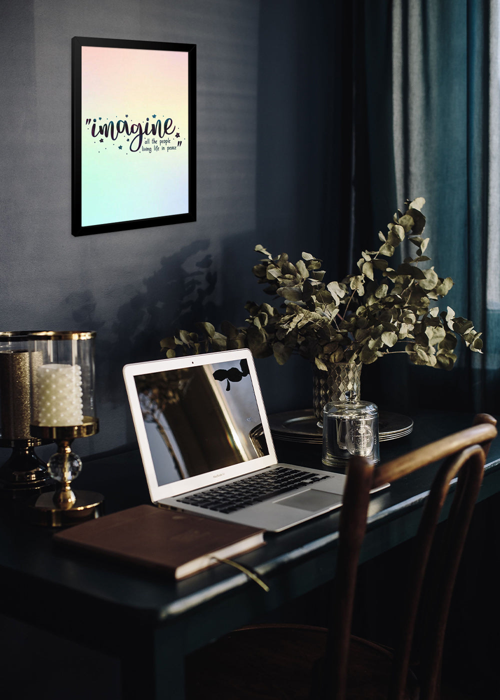 Quadro Decorativo Imagine - Com vidro