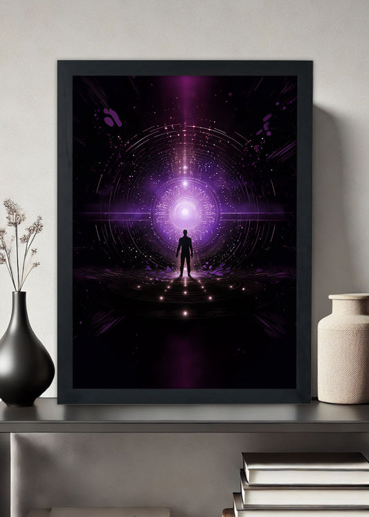 Quadro Decorativo Guardião do mundo externo - Com vidro