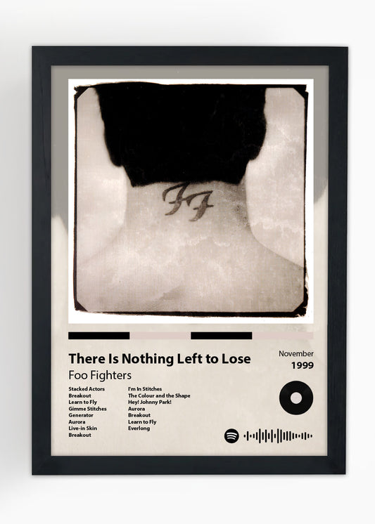 Quadro There Is Nothing Left to Lose Fo Fighters - Com vidro