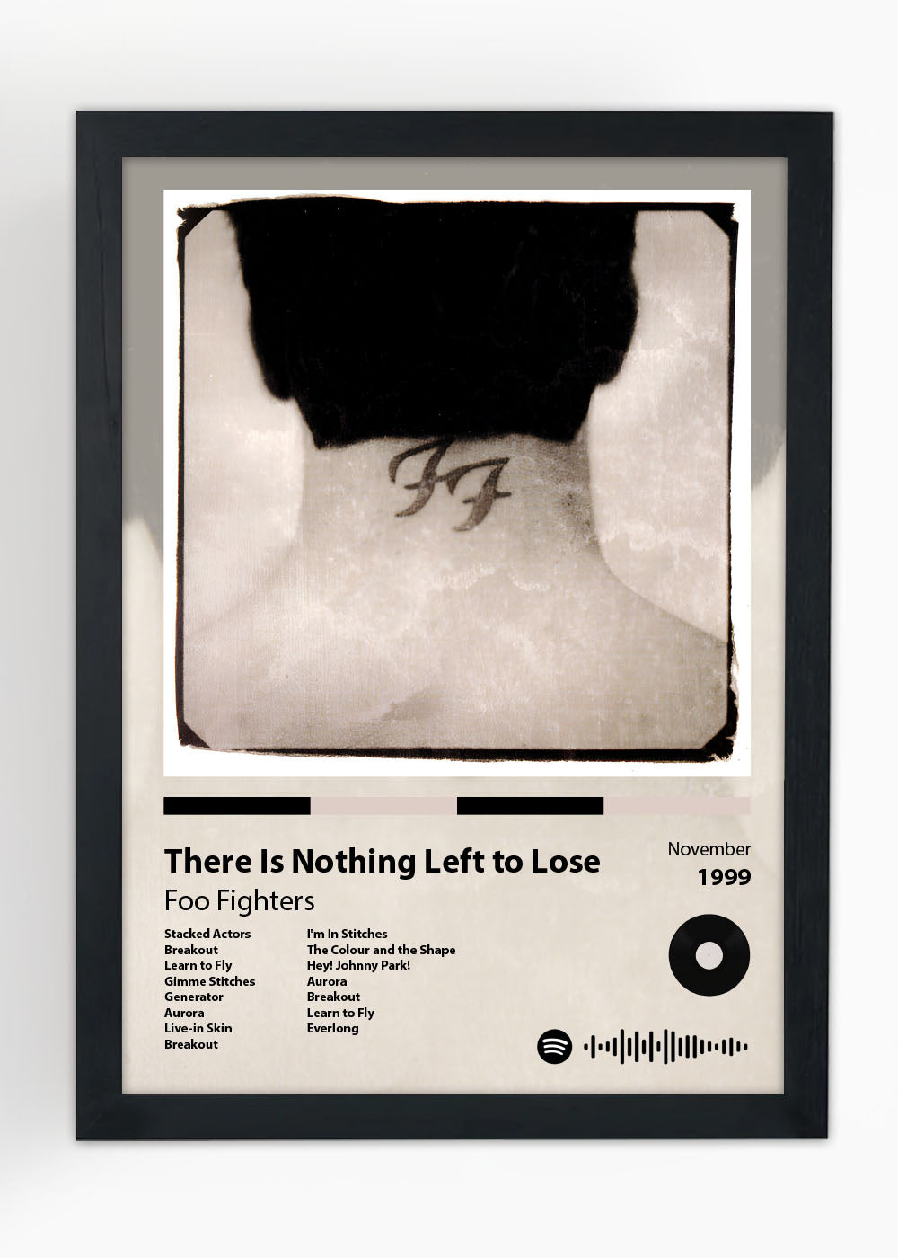 Quadro There Is Nothing Left to Lose Fo Fighters - Com vidro