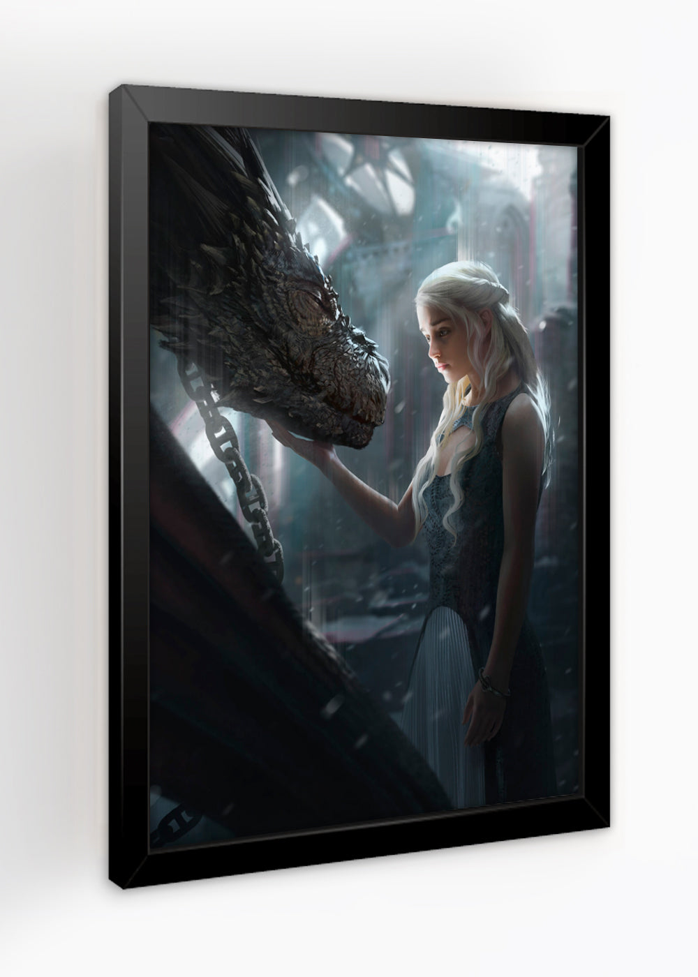 Quadro Emilia Clarke Game of Thrones - Com vidro