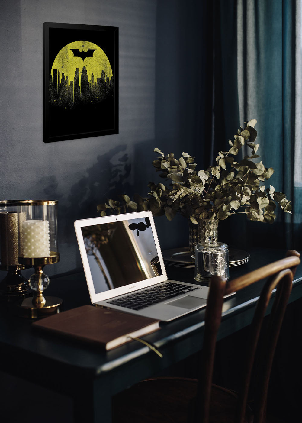 Quadro Decorativo DC - O protetor de Gotham City - Com vidro