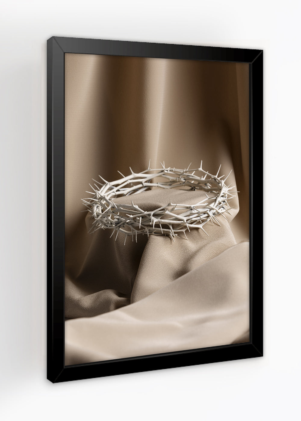 Quadro Coroa de espinhos usada por Jesus - Com vidro