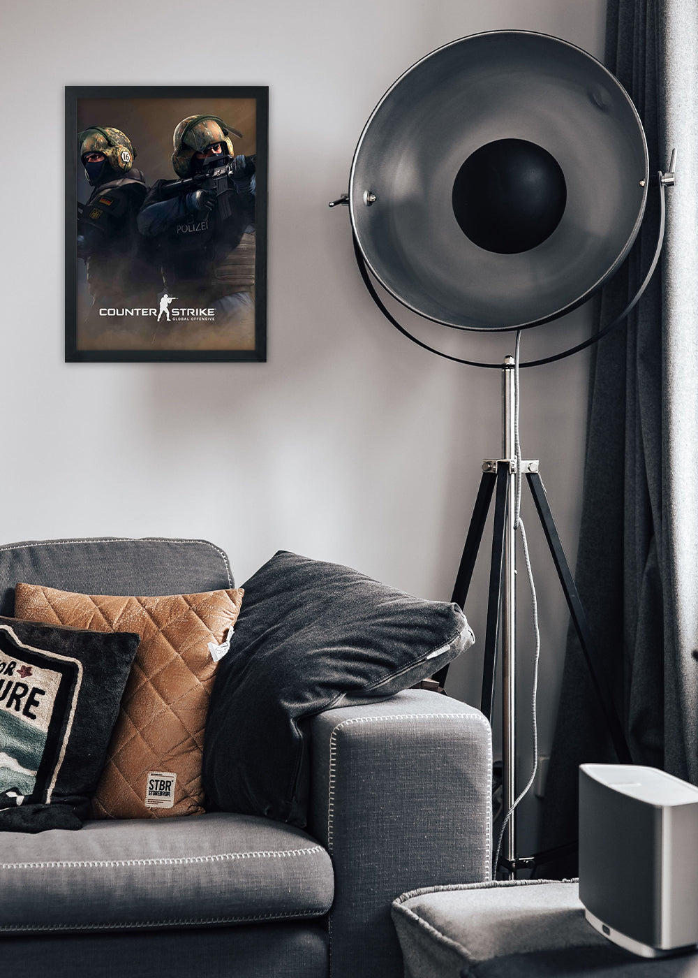 Quadro Decorativo Counter-Strike - Com vidro