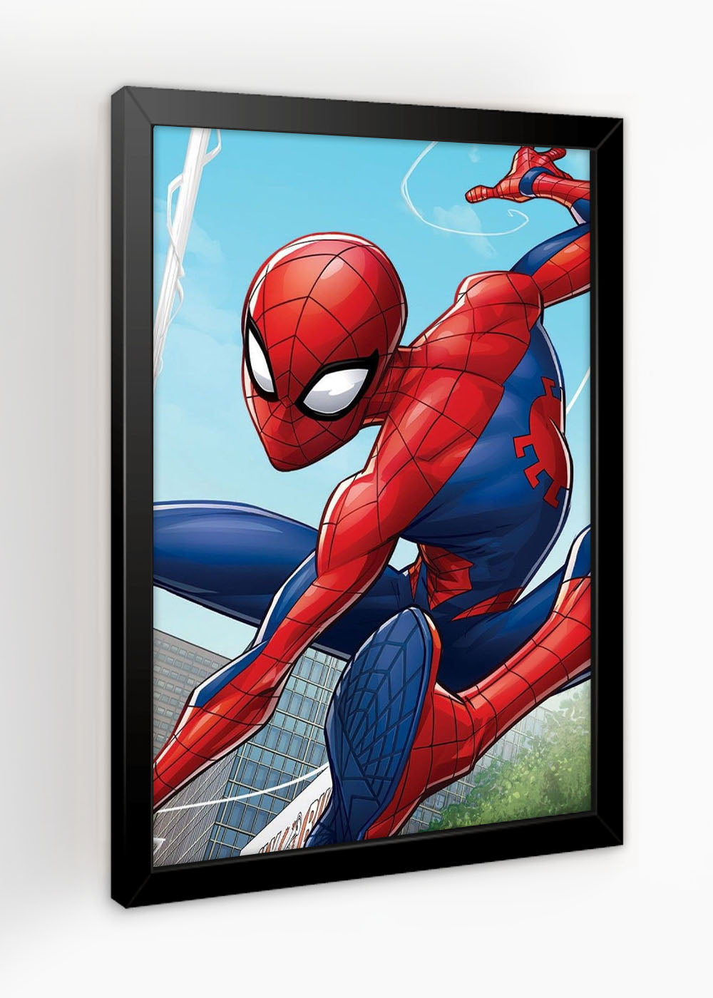 Quadro Decorativo Heroi Marvel - Homem aranha - Com vidro