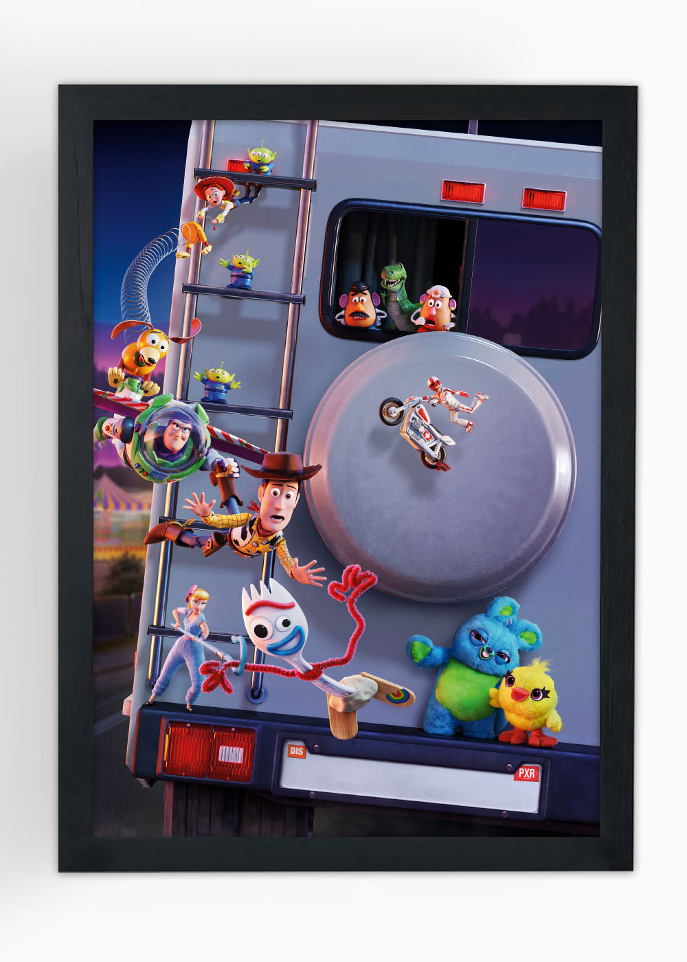 Quadro Decorativo Toy Story - Com vidro