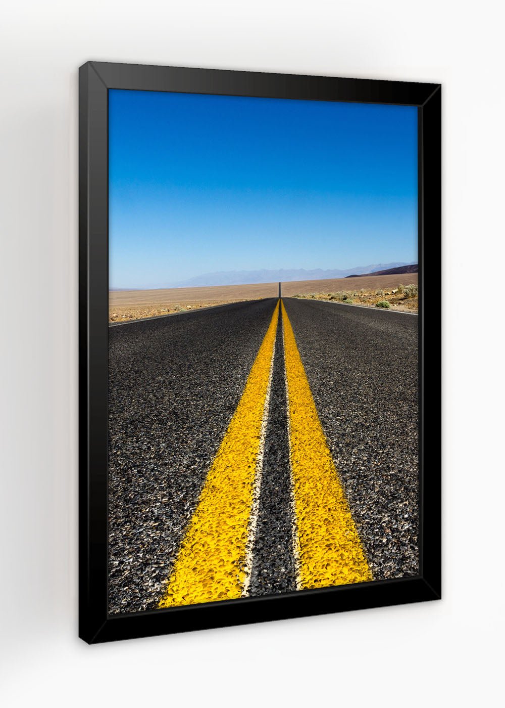 Quadro Decorativo A estrada infinita - Com vidro