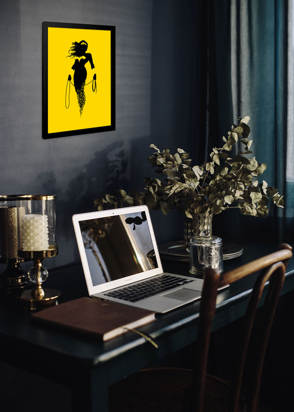 Quadro Decorativo Mulher Maravilha - DC - Com vidro