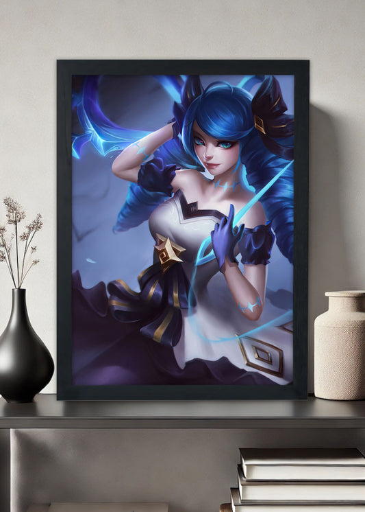 Quadro league of legends o jogo - Com vidro