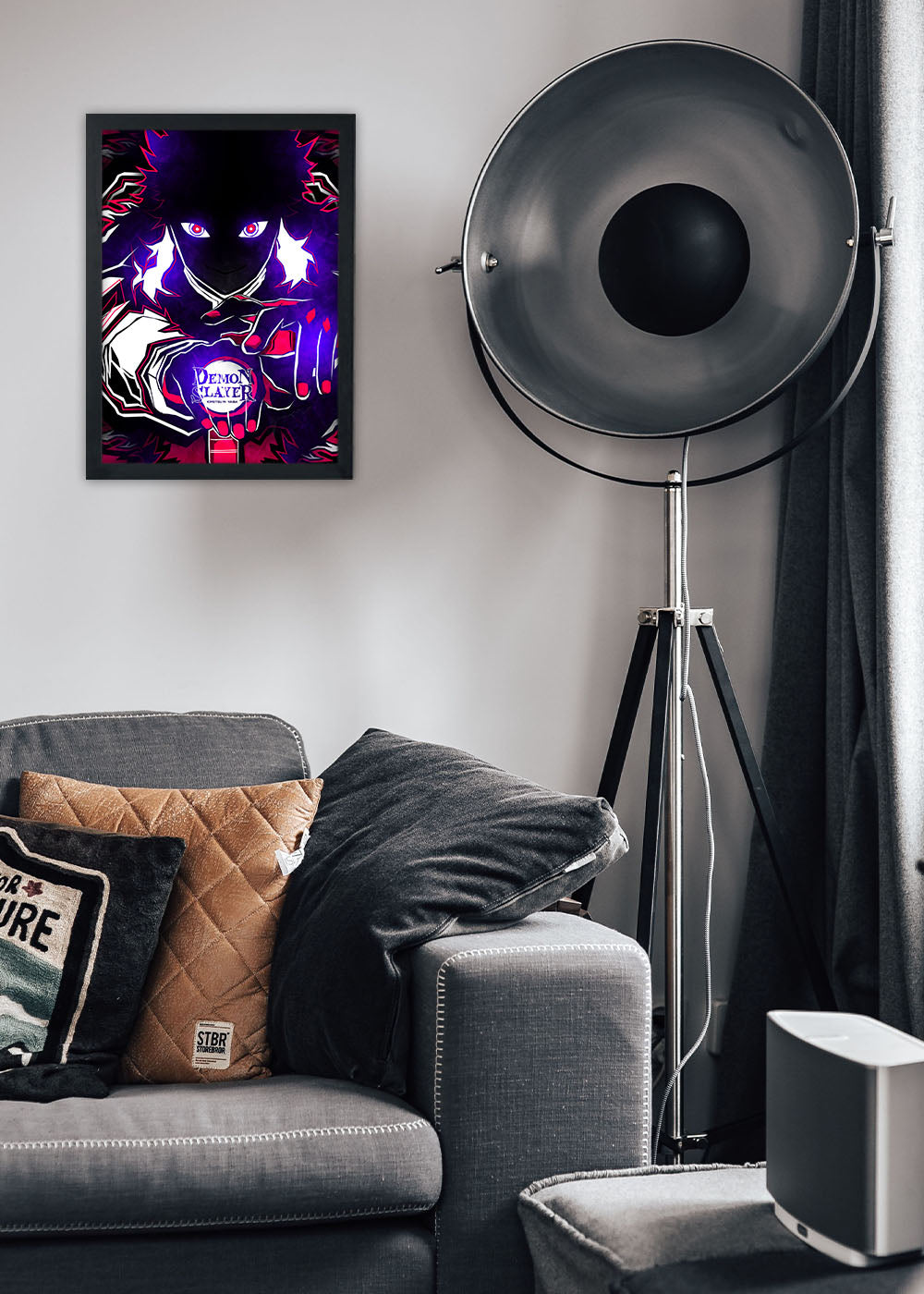 Quadro Decorativo Morte de Demon Slayer