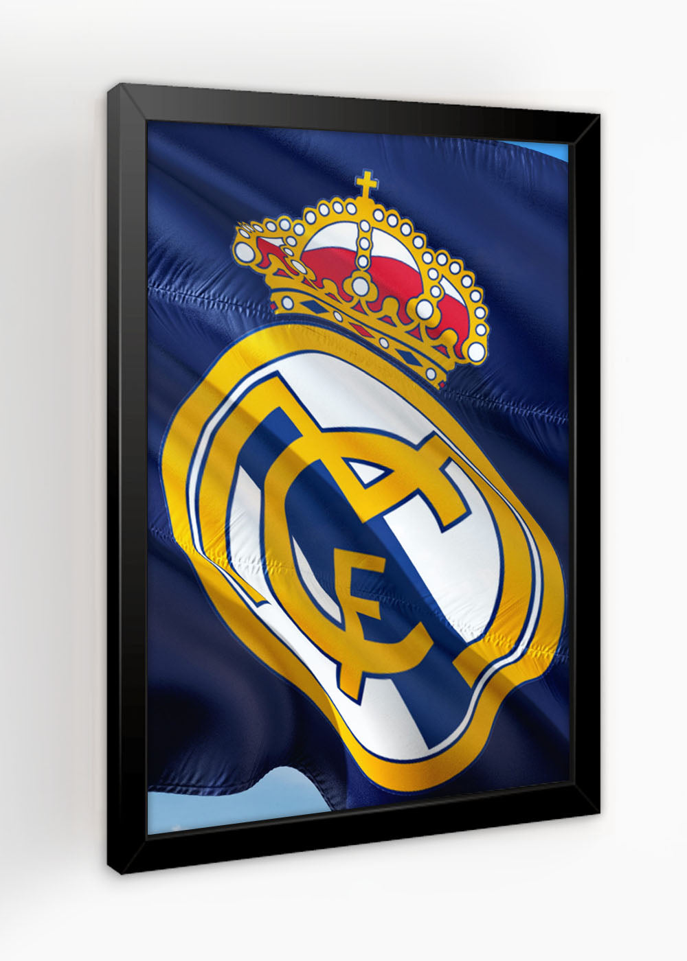 Quadro Bandeira do Real Madrid - Com vidro
