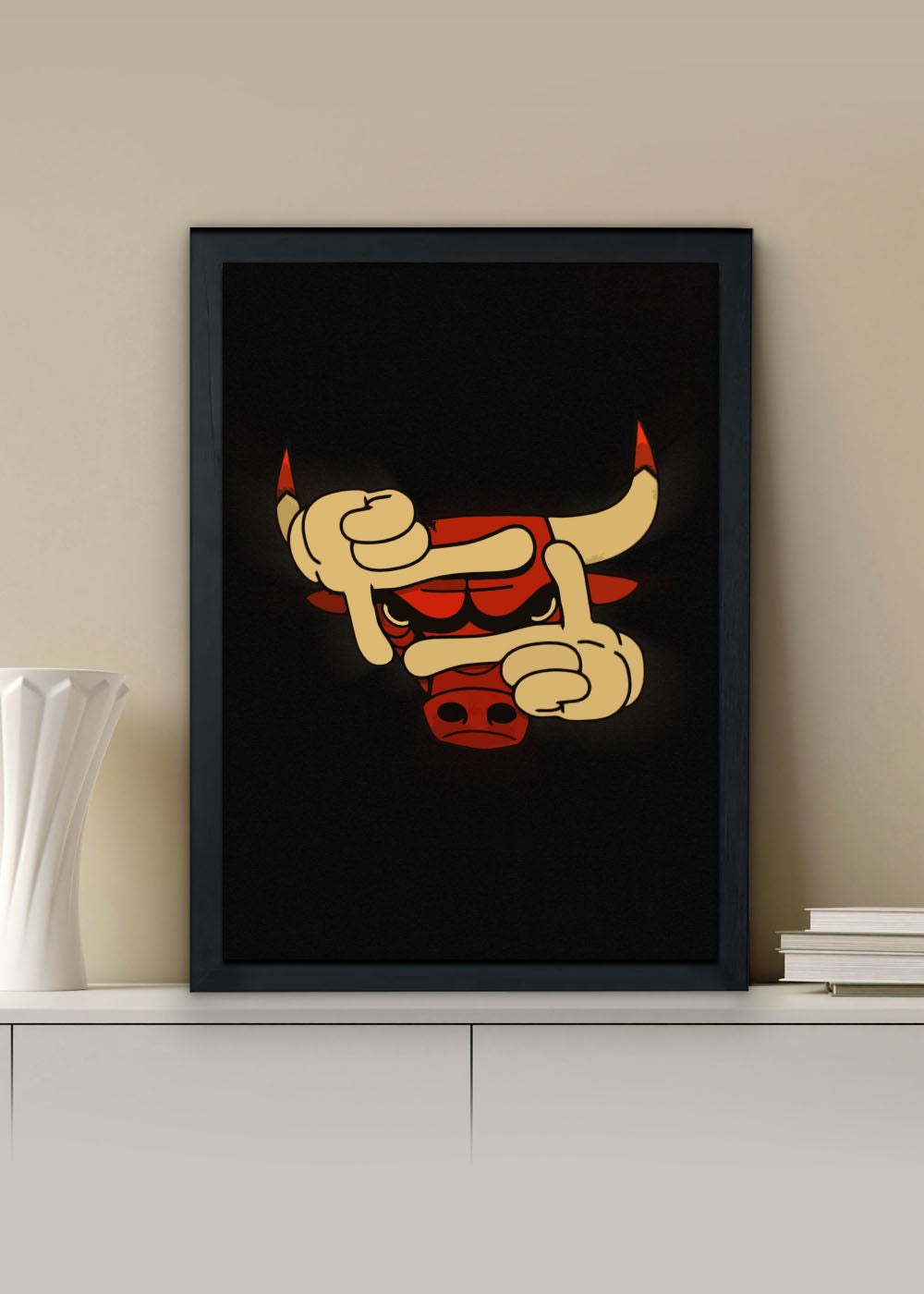 Quadro Chicago Bulls - Com vidro