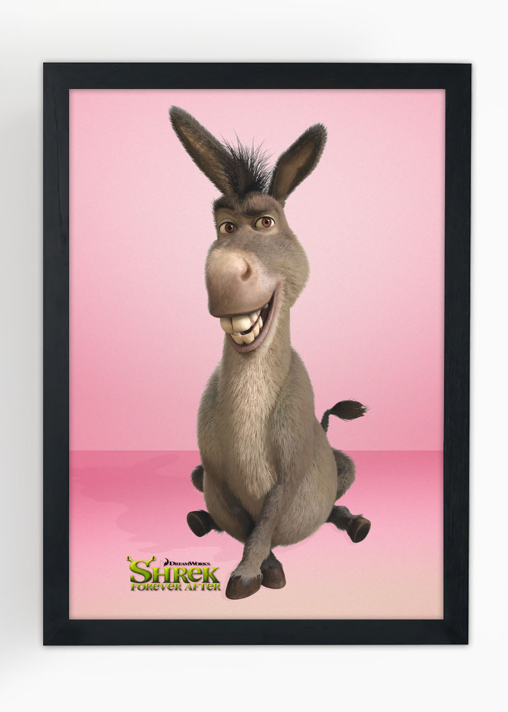 Quadro Decorativo O melhor amigo do shrek - Com vidro