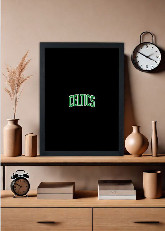 Quadro Boston Celtics - Com vidro