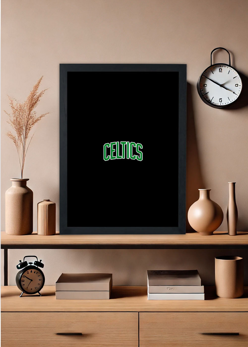 Quadro Boston Celtics - Com vidro