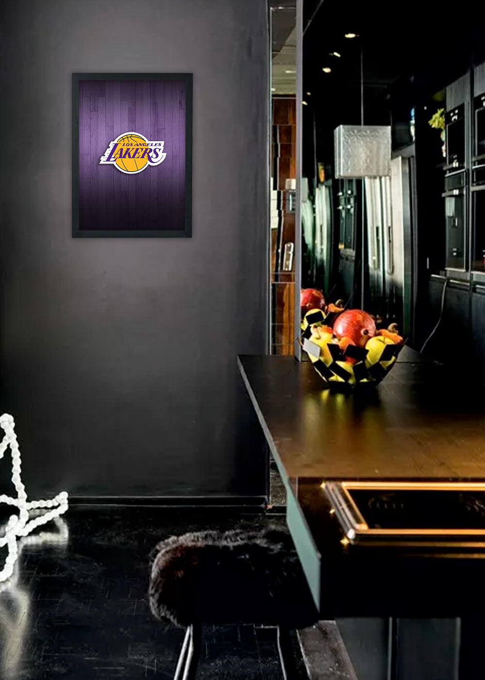 Quadro Los Angeles Lakers - Com vidro