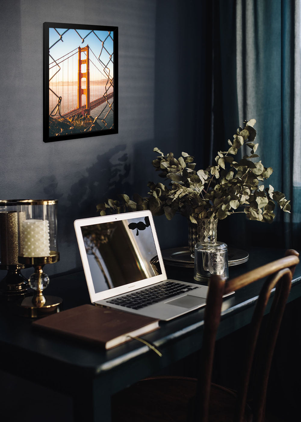 Quadro Decorativo A Ponte da Esperança - Com vidro