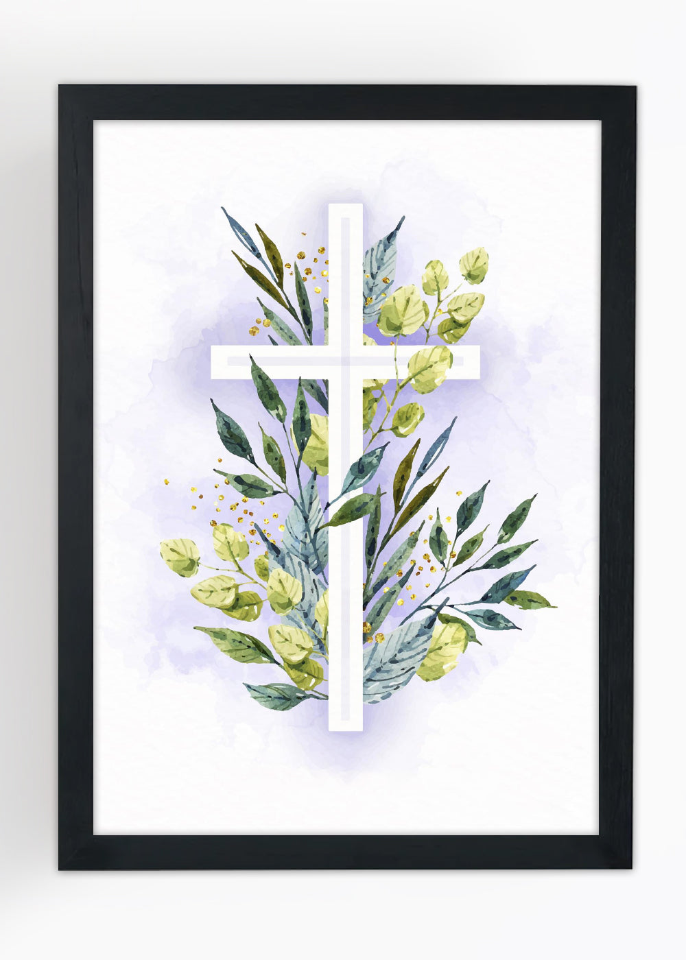 Quadro Cruz divina - religioso - Com vidro