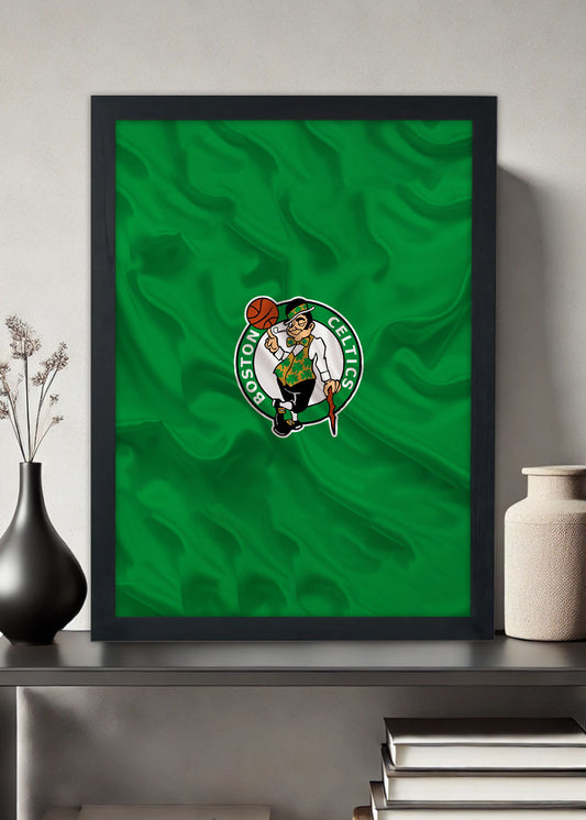 Quadro Boston Celtics - Com vidro