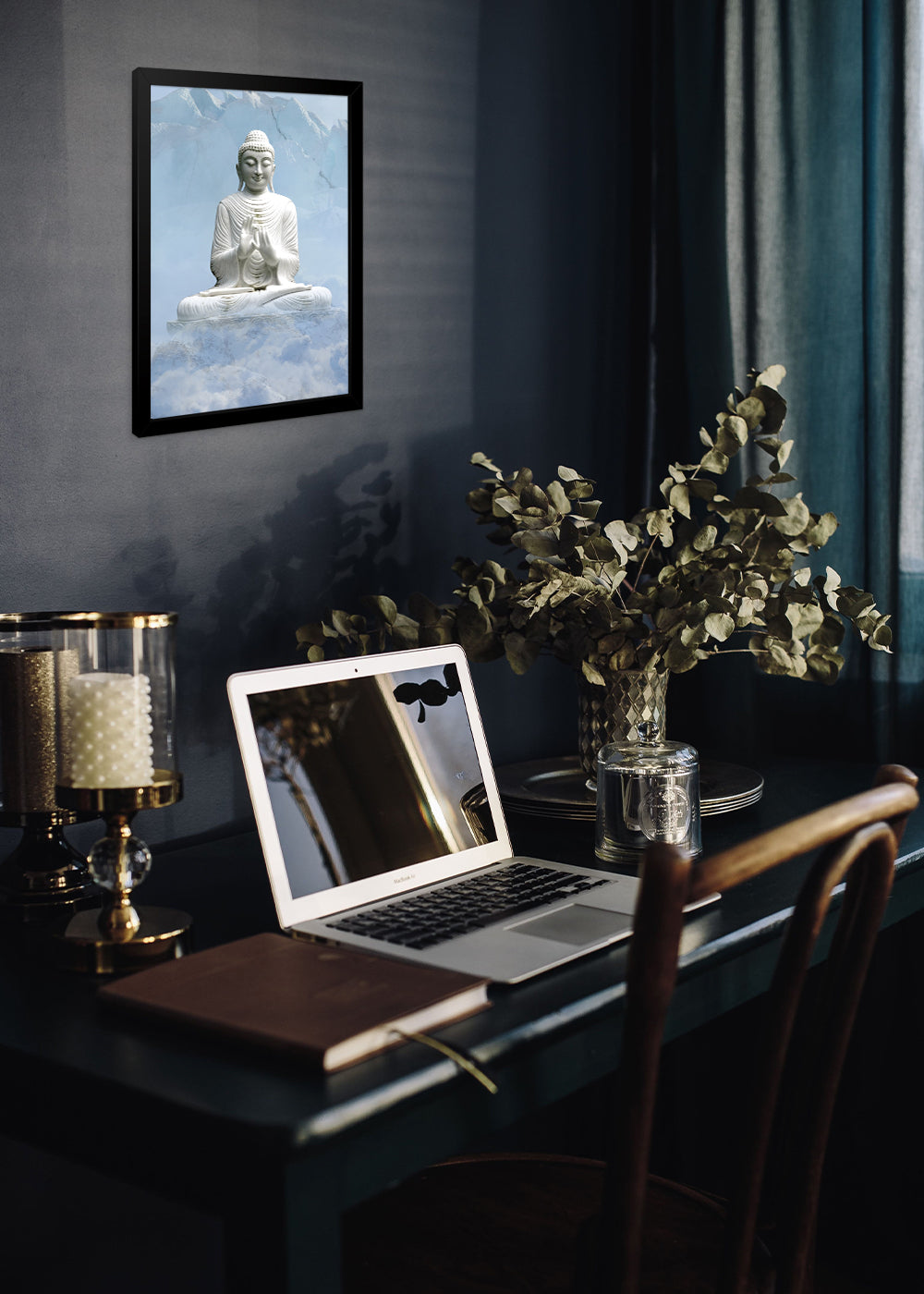 Quadro Budismo - Com vidro