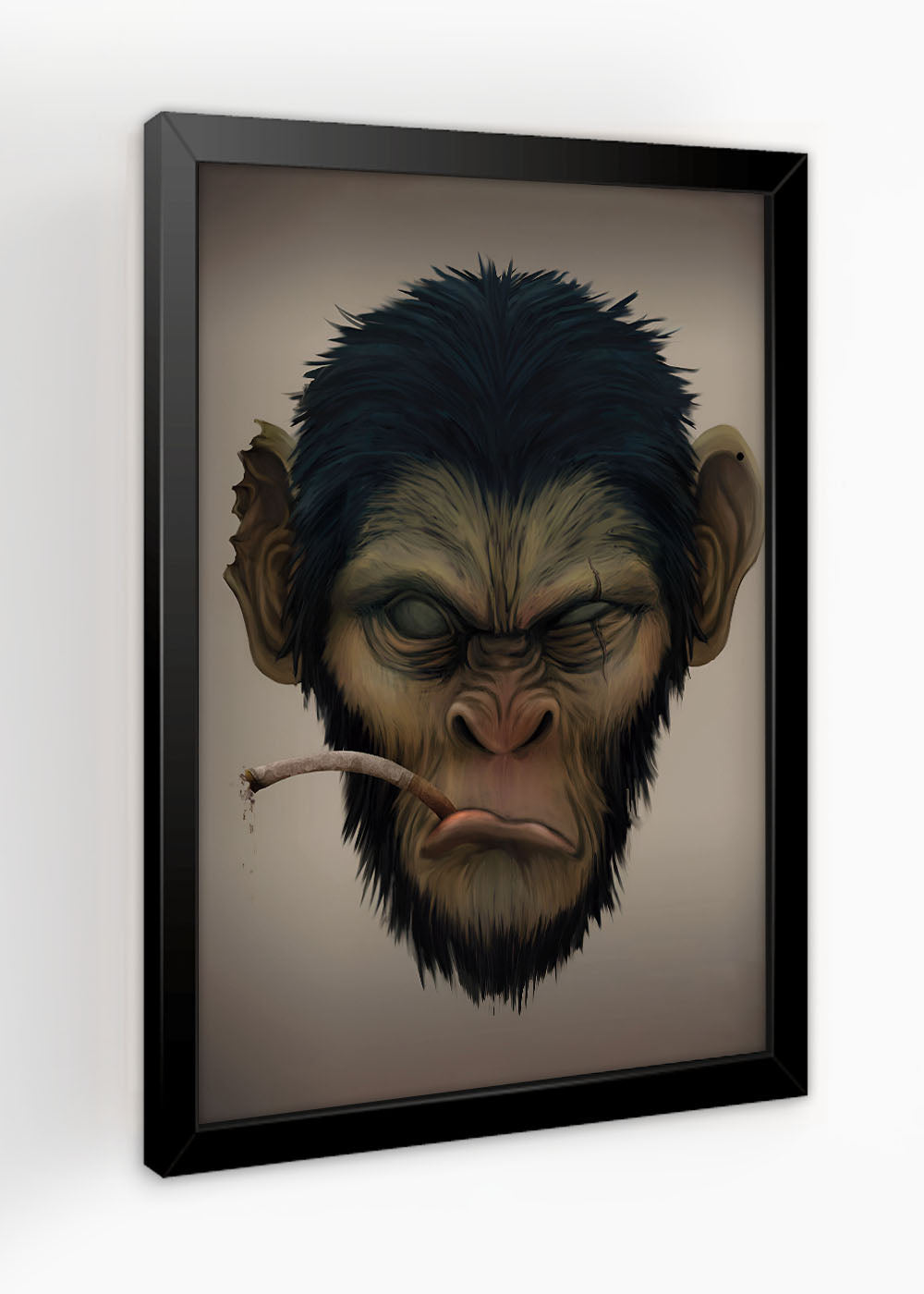 Quadro Decorativo o macaco chefe