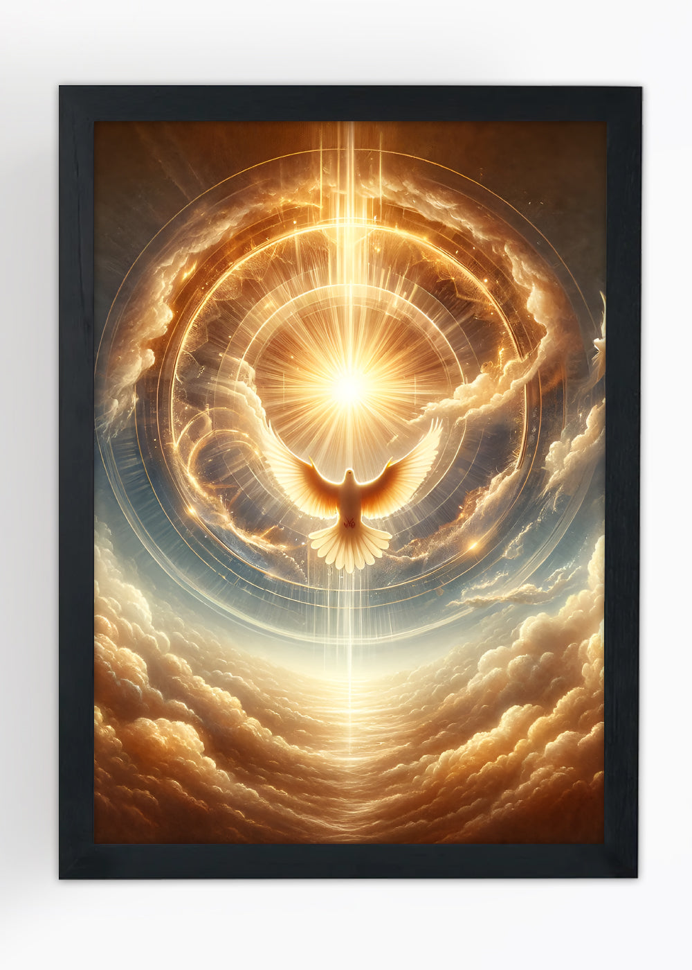 Quadro O espírito santo - Católica - Com vidro