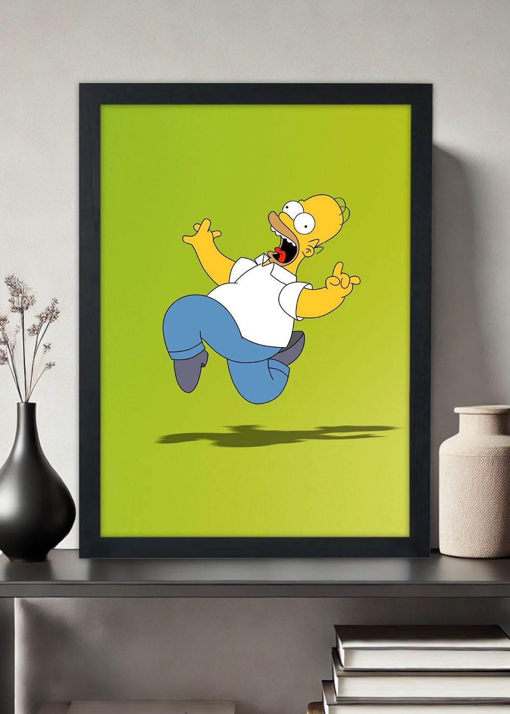 Quadro Decorativo Homer Simpson The Simpson - Com vidro