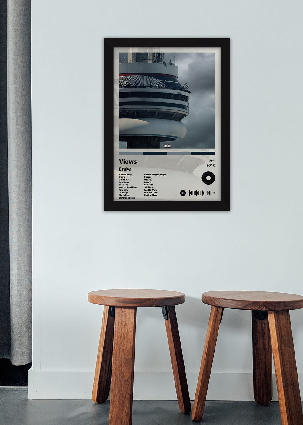 Quadro Decorativo Views - Drake