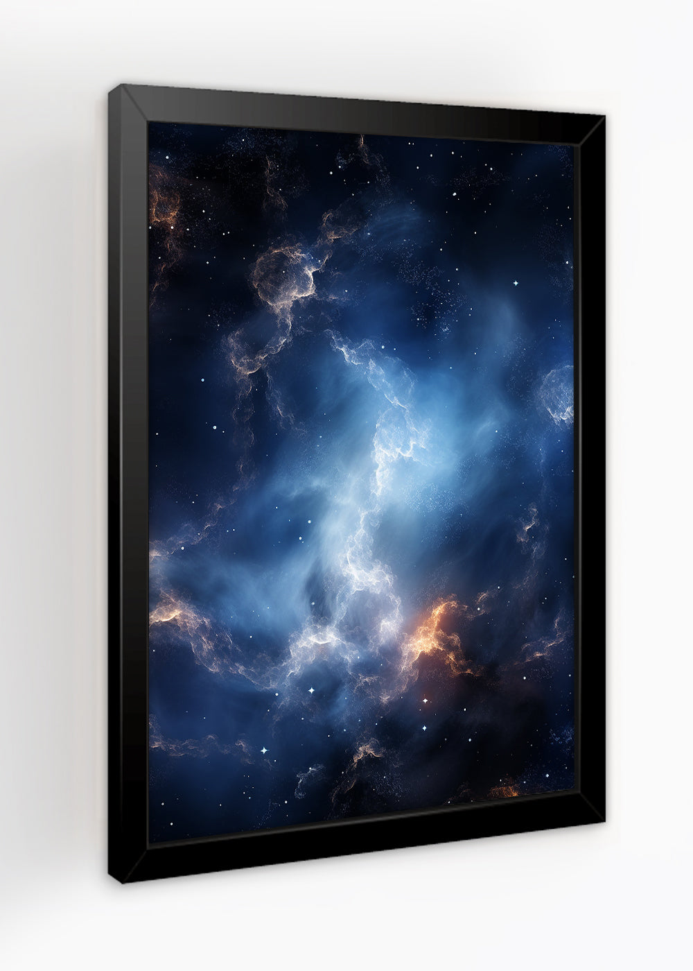 Quadro Decorativo Galaxia abstrata - Com vidro